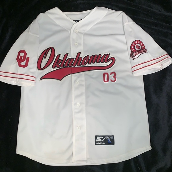 oklahoma sooners baseball jersey